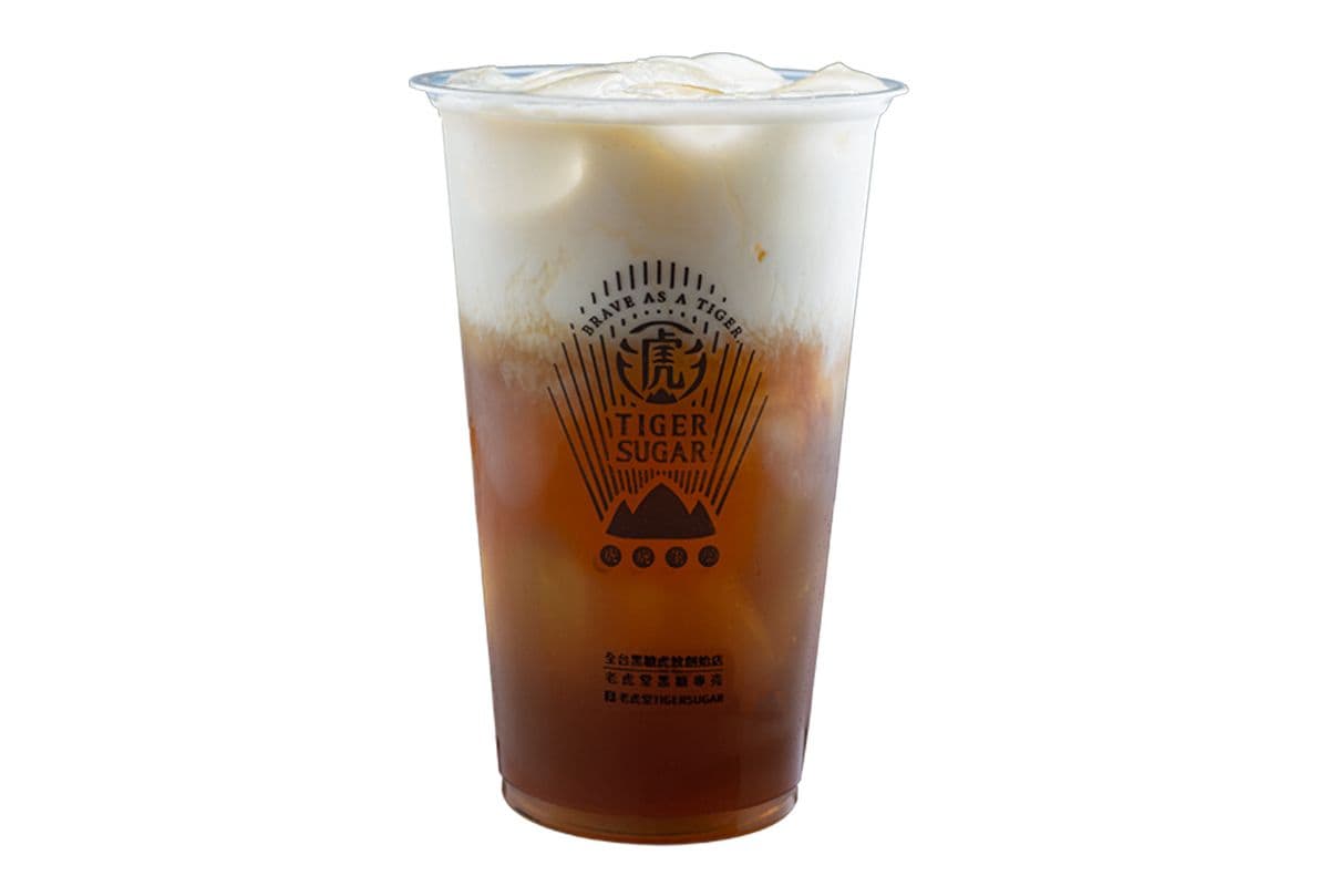 Tiger Cheese Oolong Tea Latte