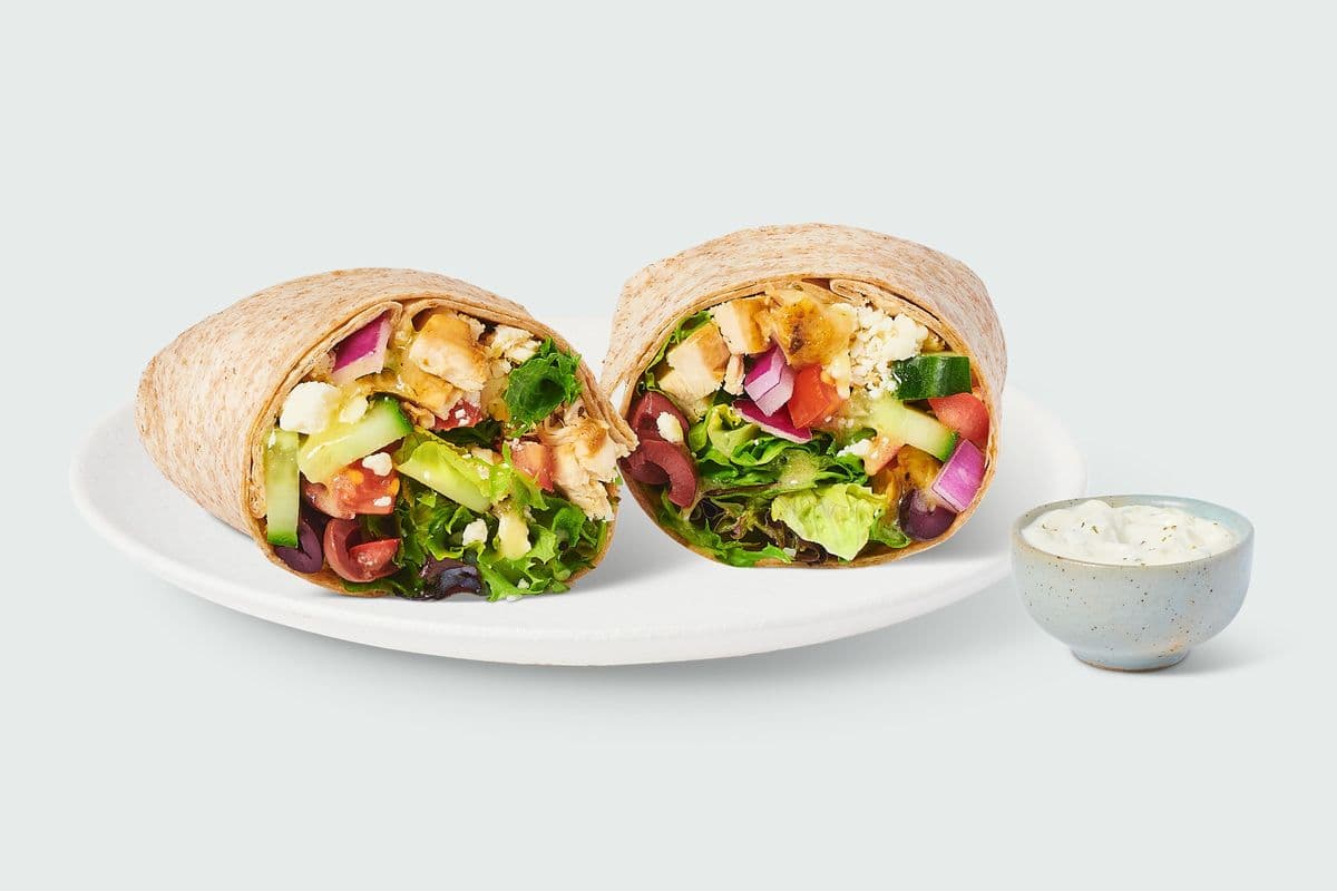 Greek Wrap with Tzatziki