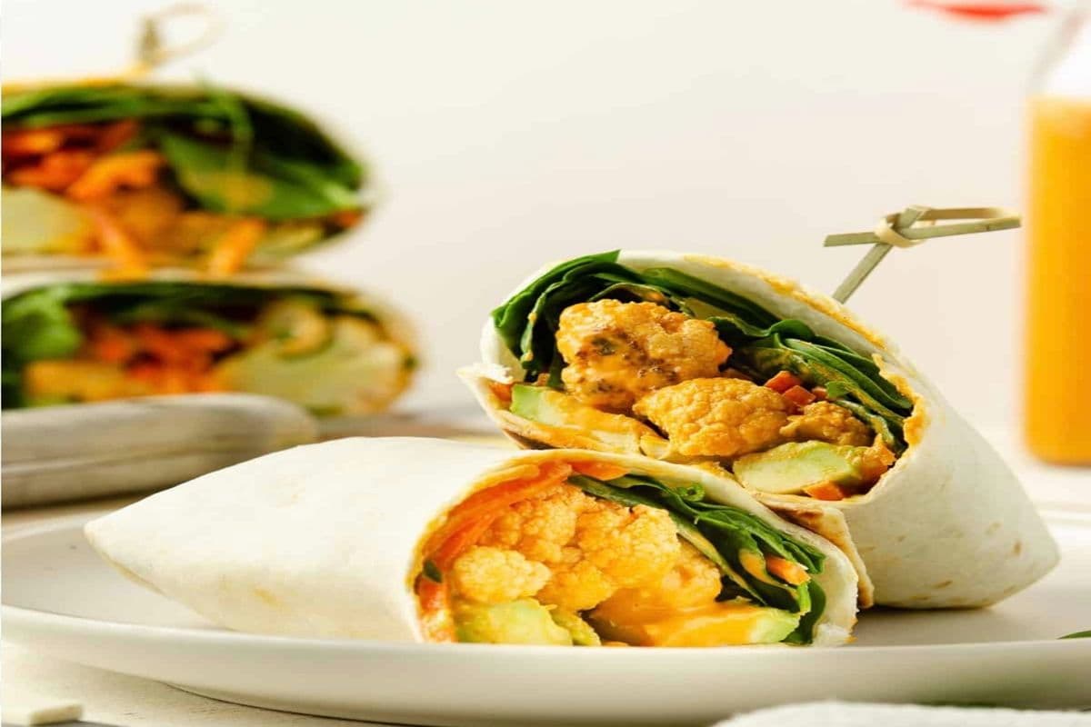 Crispy Cauliflower Wrap (500 cal)