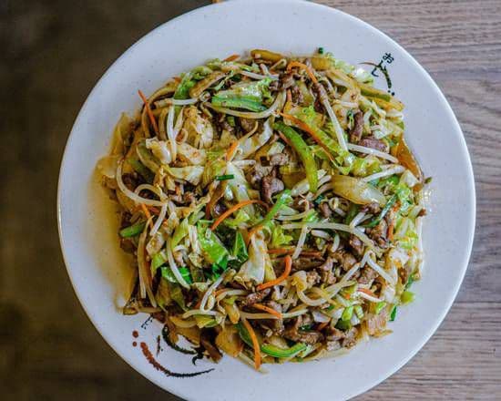 Cumin Beef Fried Cold Noodle 孜然牛肉炒凉皮