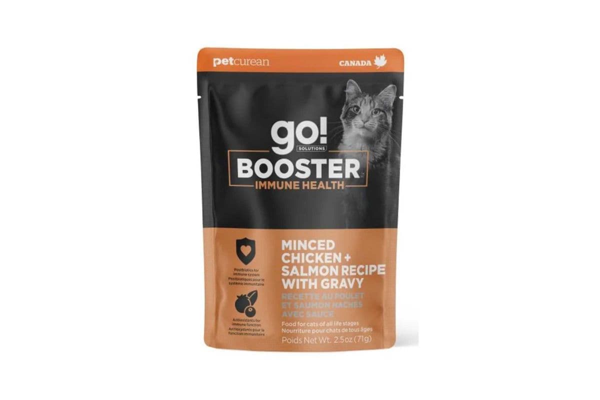 Go! Booster Immune Health Minced Chicken And Salmon With Gravy Cat (2.5 oz)
