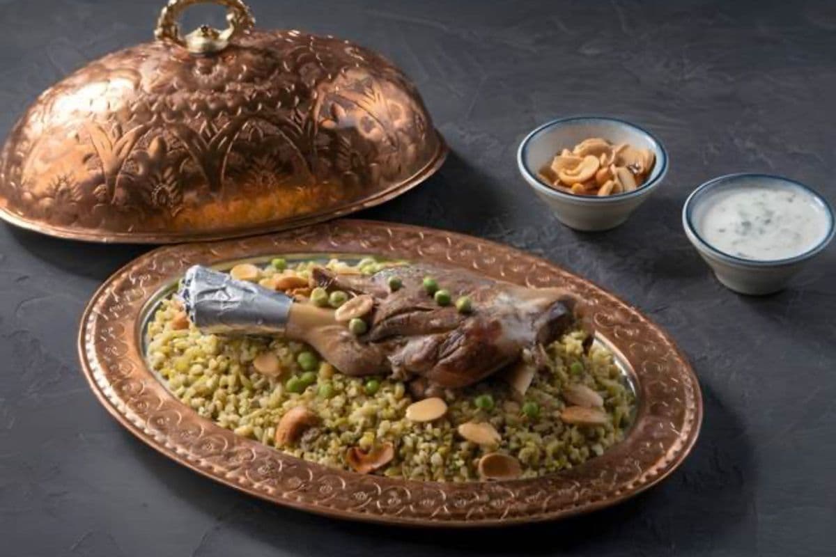 Freekeh with lamb shank