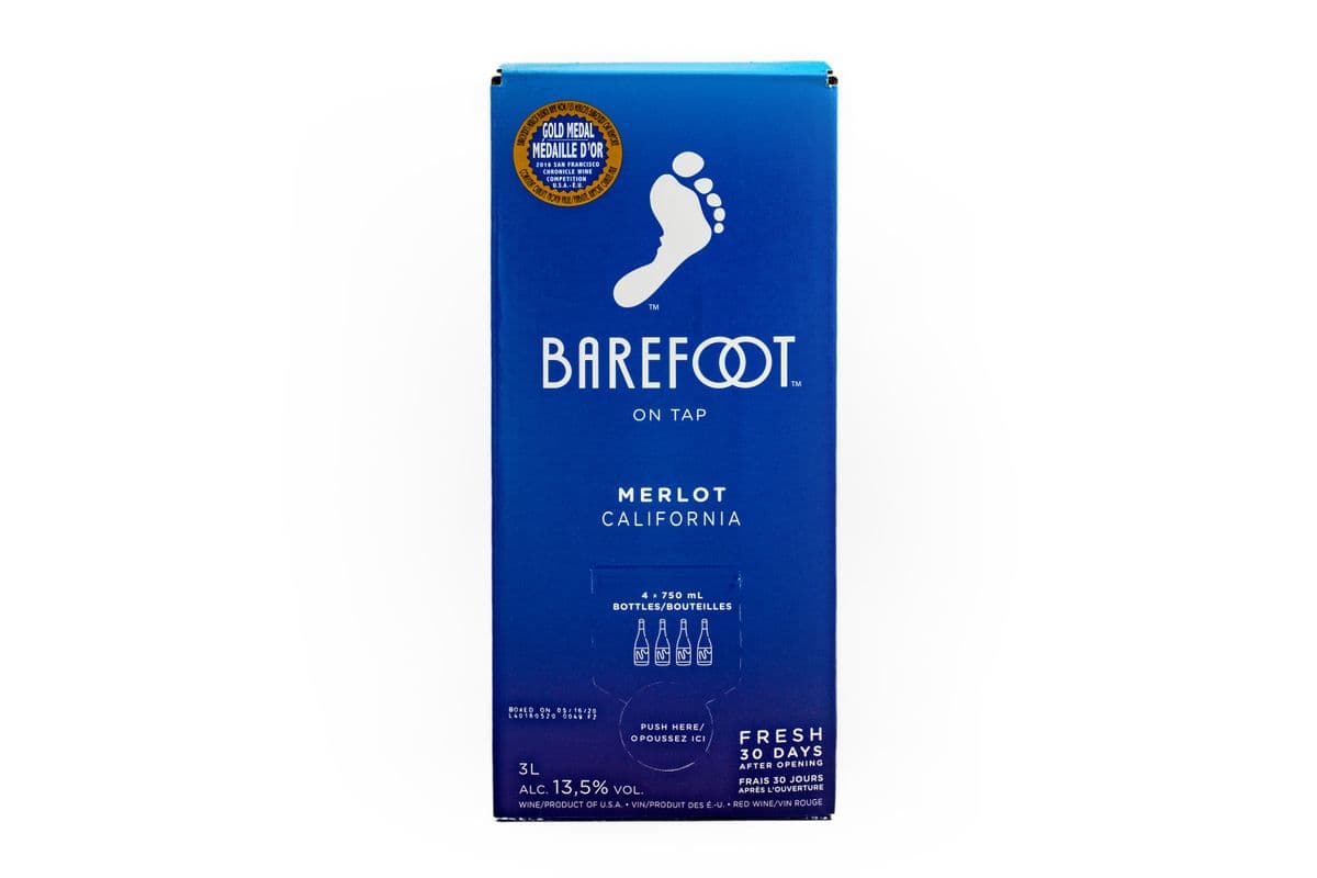BAREFOOT MERLOT 3L (1 x 3L)
