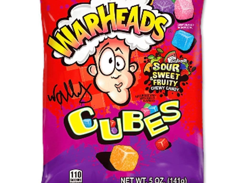 Warheads Sour Gummy Cubes (141g) - Sour Sweet Fruity
