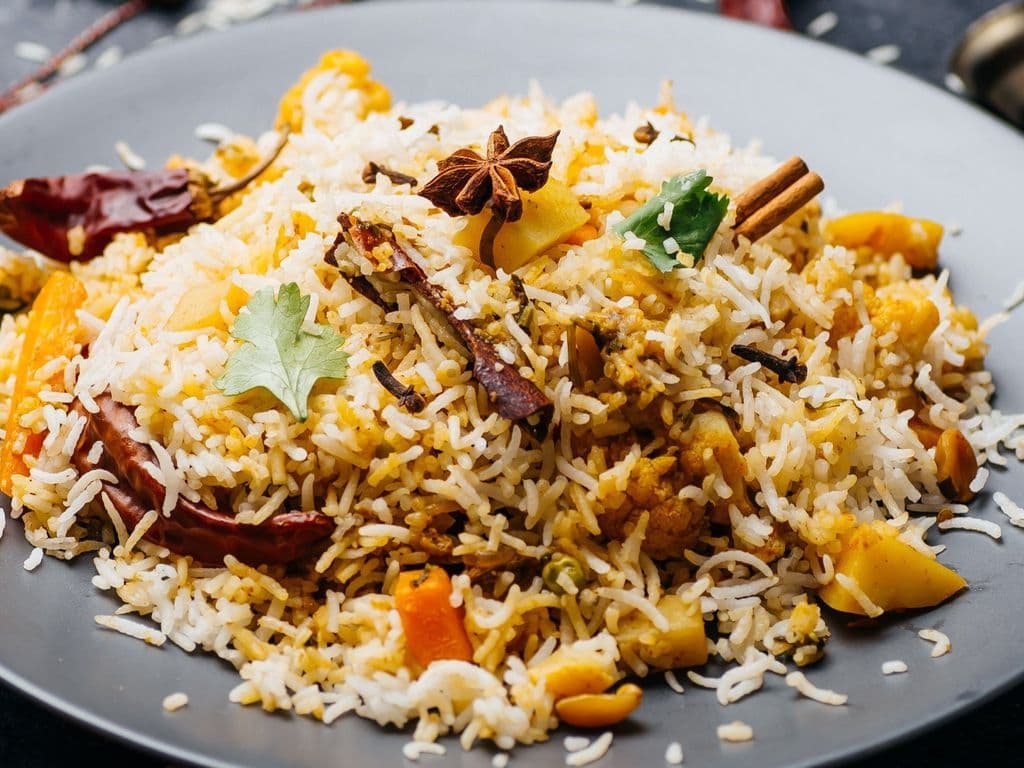 Vegetable Dum Biryani