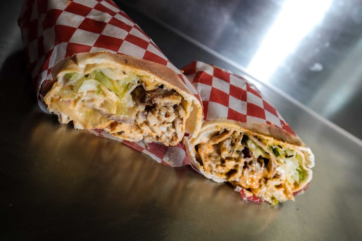 Two Shawarma Sandwiches