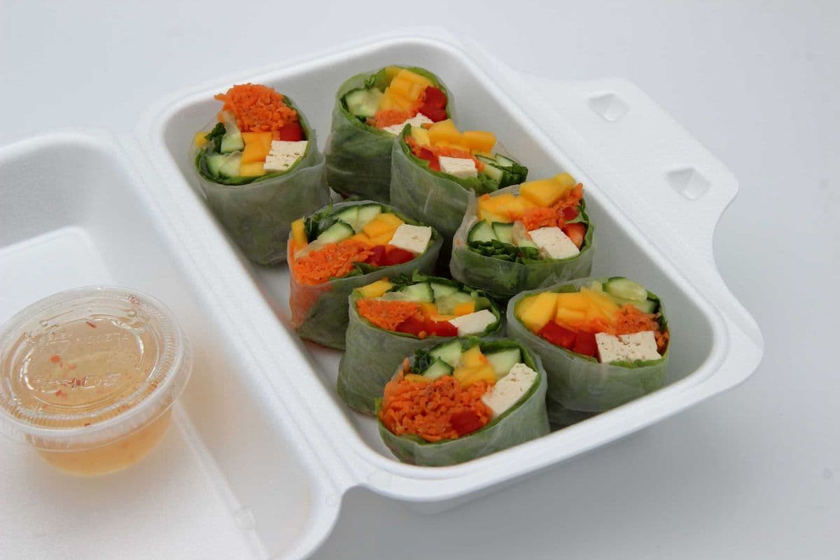A3. Vegetable Thai Cold Rolls (8 pcs)