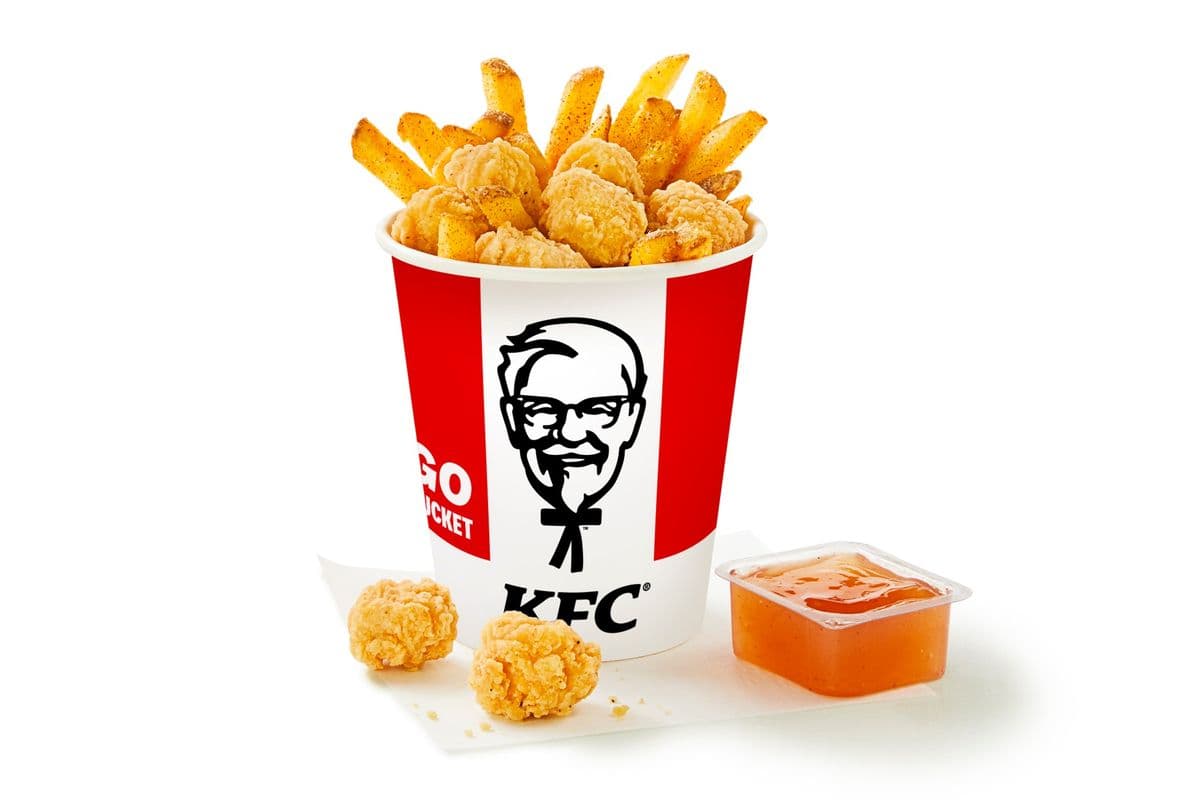 Baril sur le pouce – poulet pop-corn / Go Bucket – Popcorn Chicken