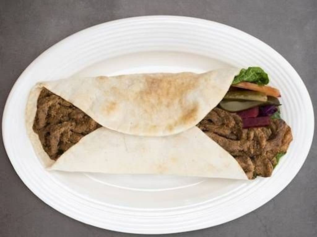 Grilled Beef Shawarma Wrap