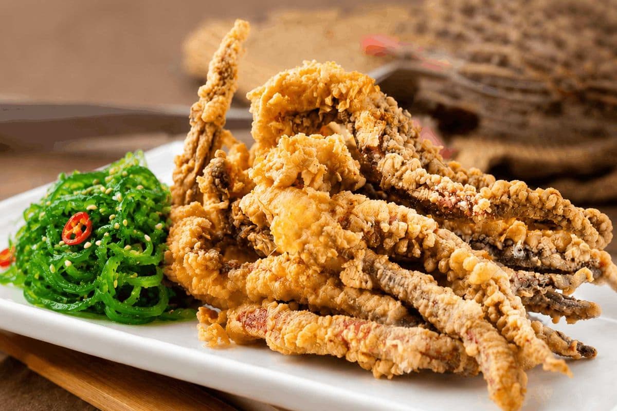 Deep Fried Squid Tentacles 🔥🔥 五香鱿鱼须