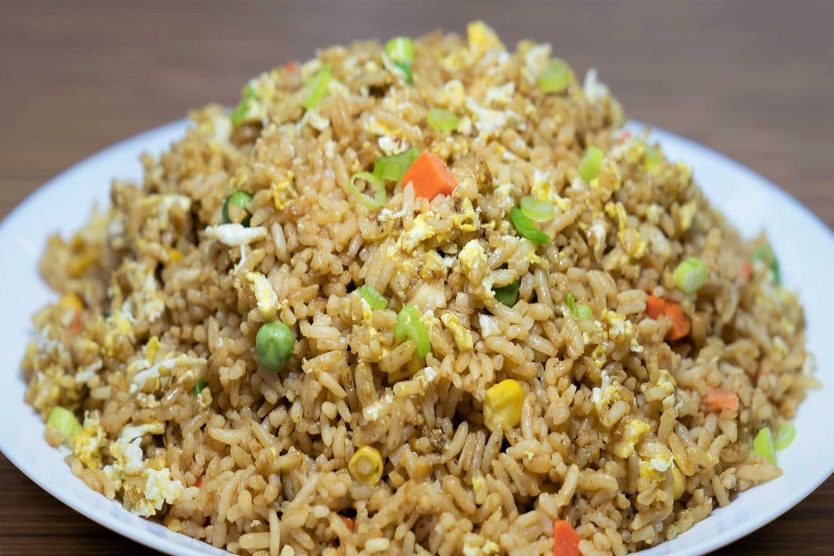 Fried Rice with Vegetables (Party Tray Size)