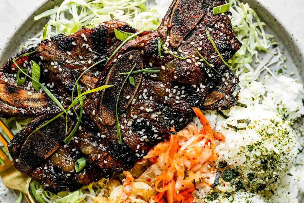13. Grilled Riblets and Kimchi Combo