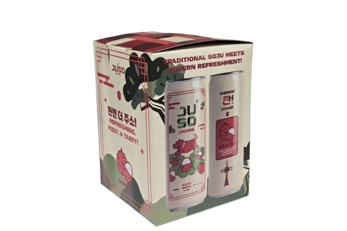 Juso Soju Lychee (4 x 355ml)