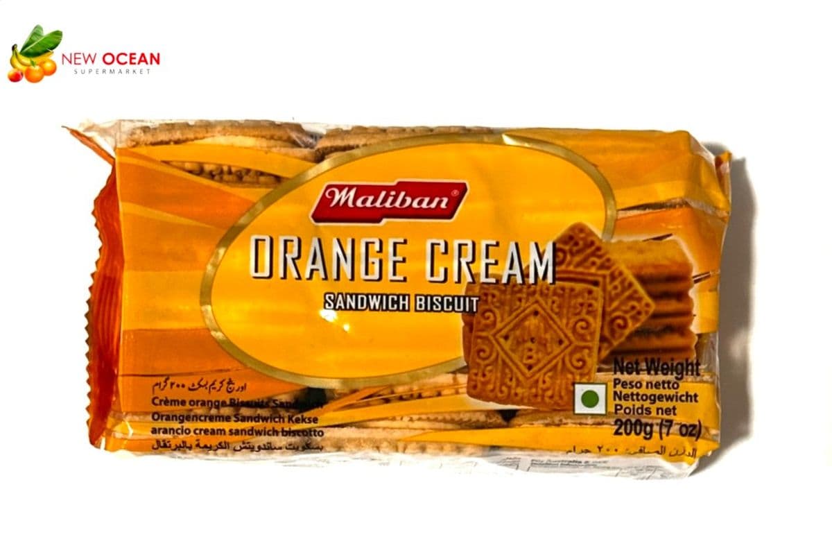 Maliban Orange Cream Biscuit (500g)