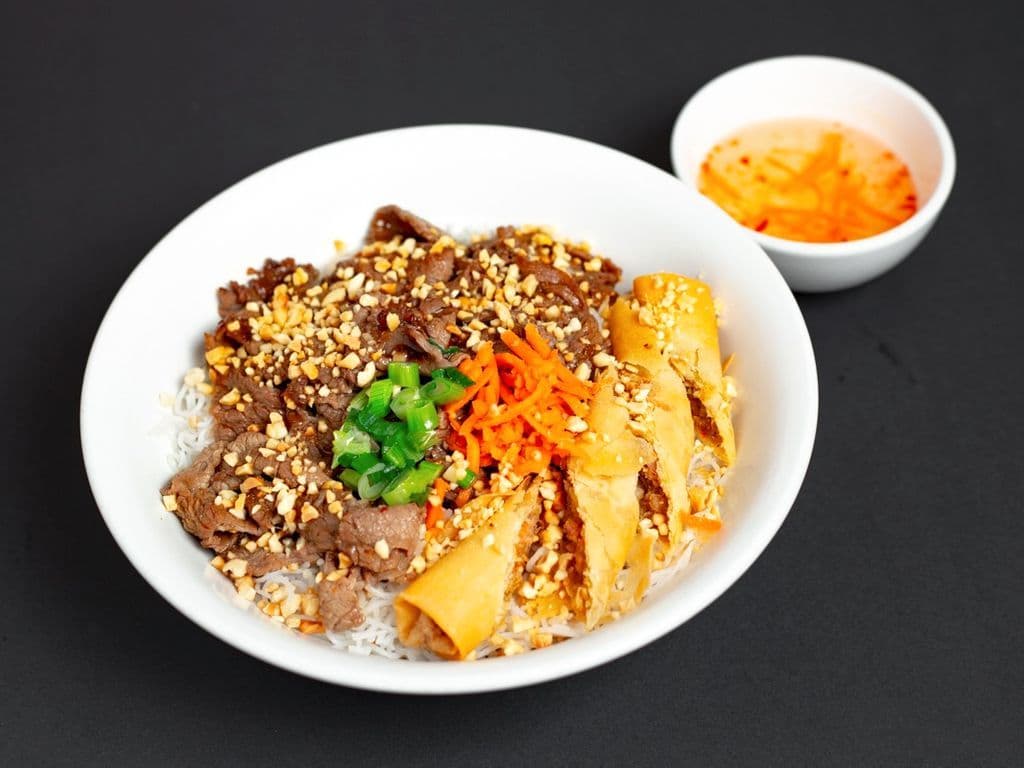 21. Grilled Meat & Spring Roll