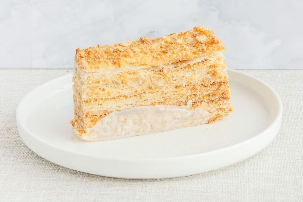 Napoleon Cake with Custard Cream