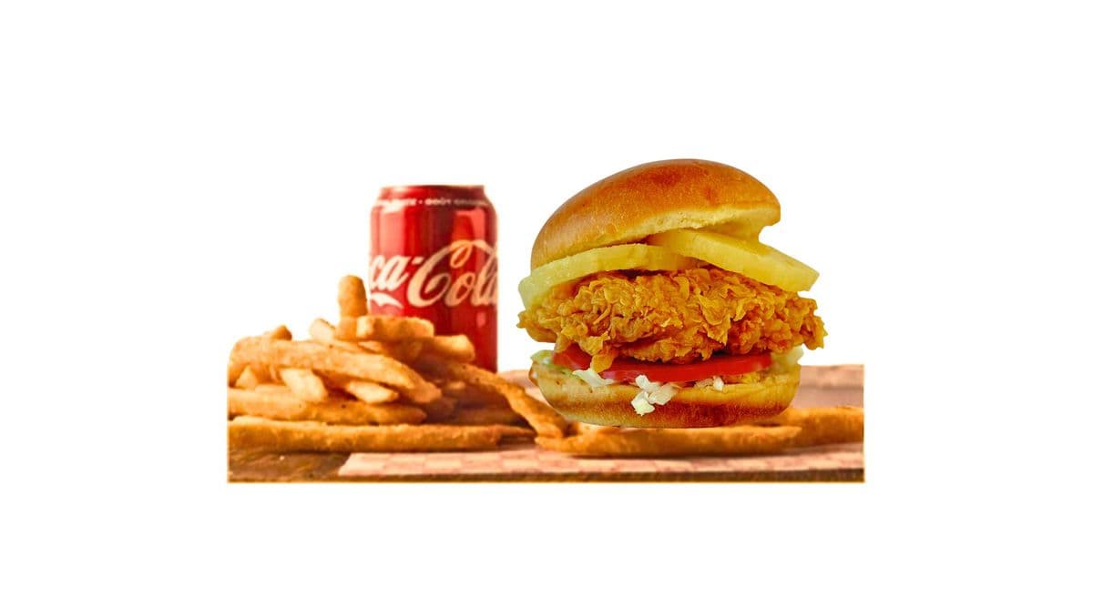 Hawaii Chicken Burger Combo