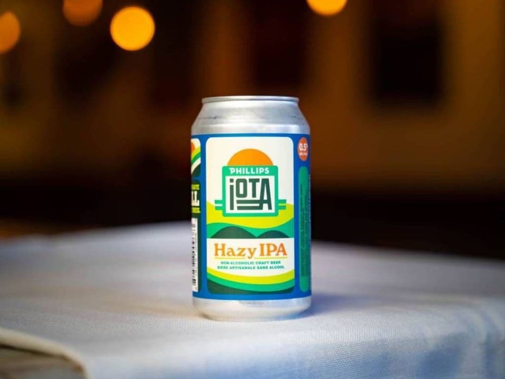 Phillips IOTA Hazy IPA, 355ml Canned Beer (0.5% ABV)