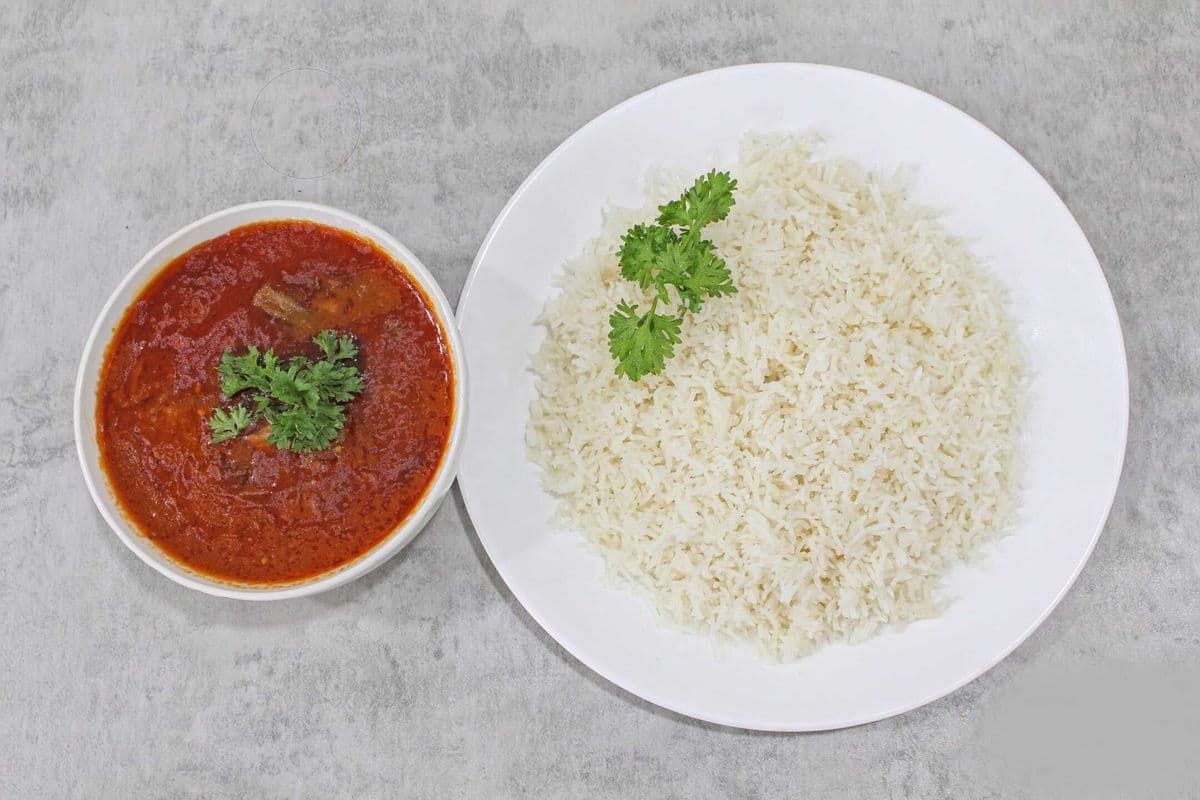 Bamia & Rice