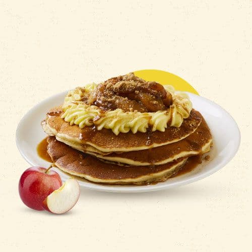 Bavarian Apple Streusel Pancakes