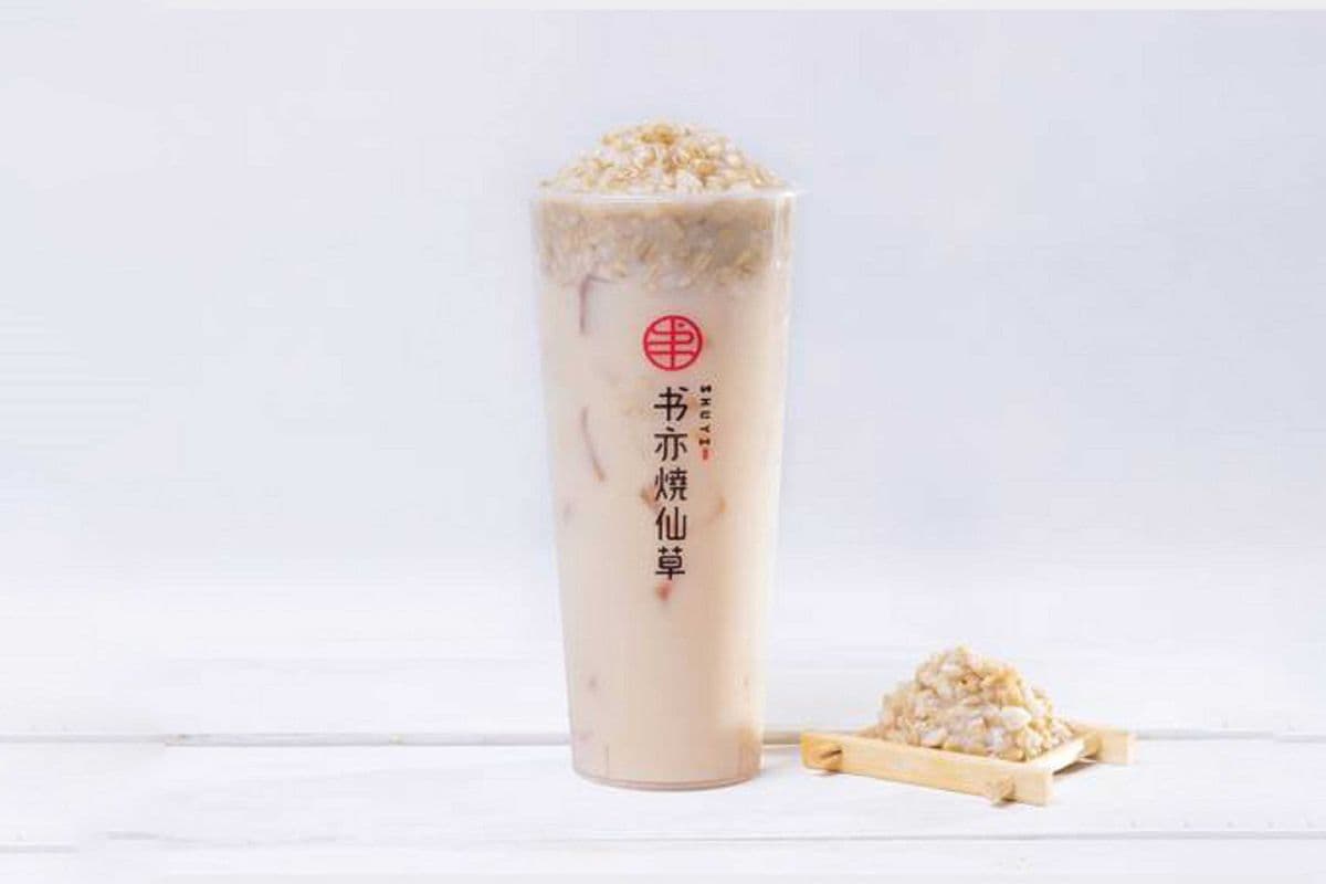 Oolong Milk Tea with Oats 四季春燕麦奶茶