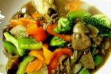 GF7. Stir Fried Beef and Vegetables with Rice