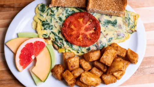 Omelette végétarien / Vegetarian Omelette
