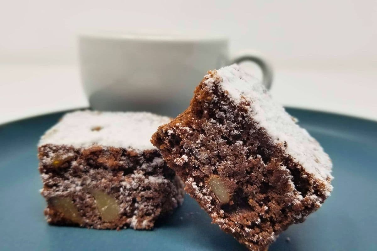 Keto Walnut Brownie (Sugar-Free)