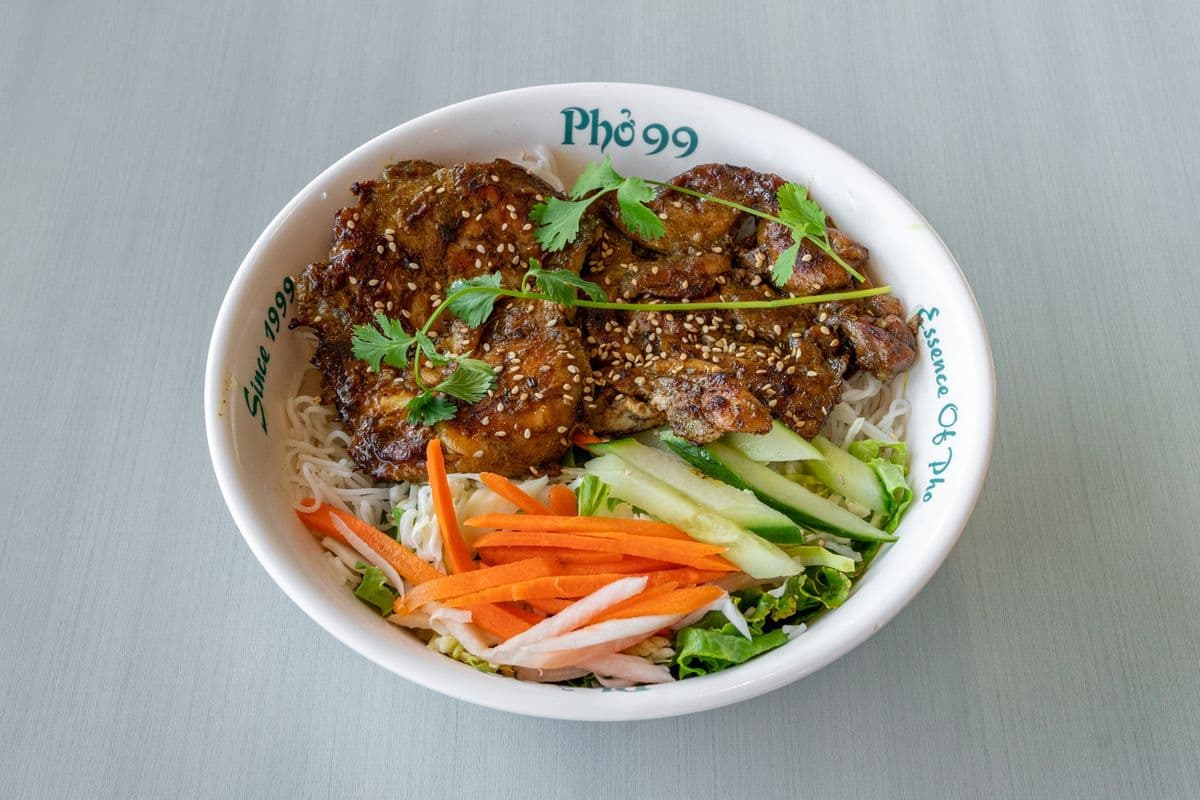 72. Grilled Lemongrass Chicken on Vermicelli