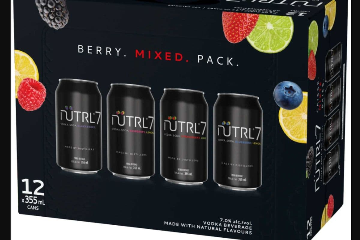 NUTRL 7 BERRY MIX 12 PACK (1 x 355ML)