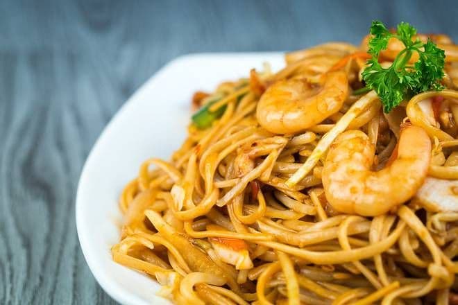 Halal Shanghai Style Noodles