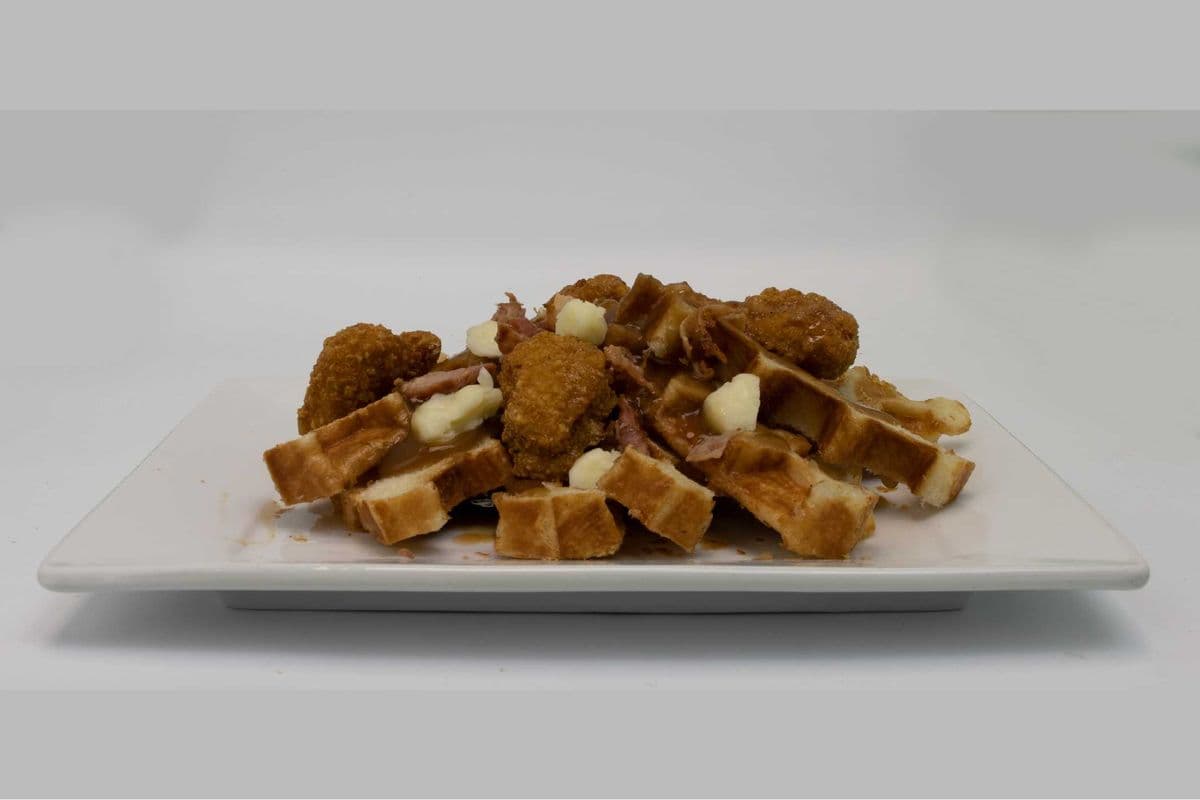 Maple Chicken Croffle Poutine