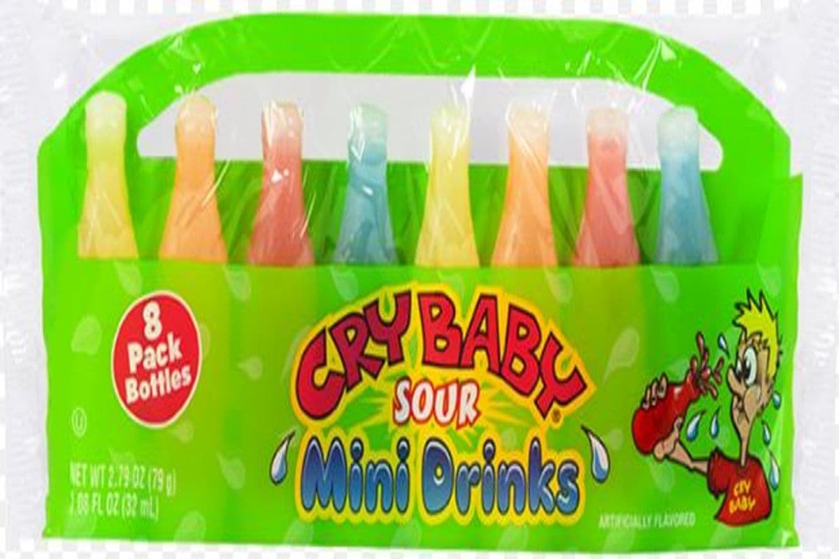 CRY BABY SOUR- Mini Drinks 8 pack (32ml) (25 Cal)