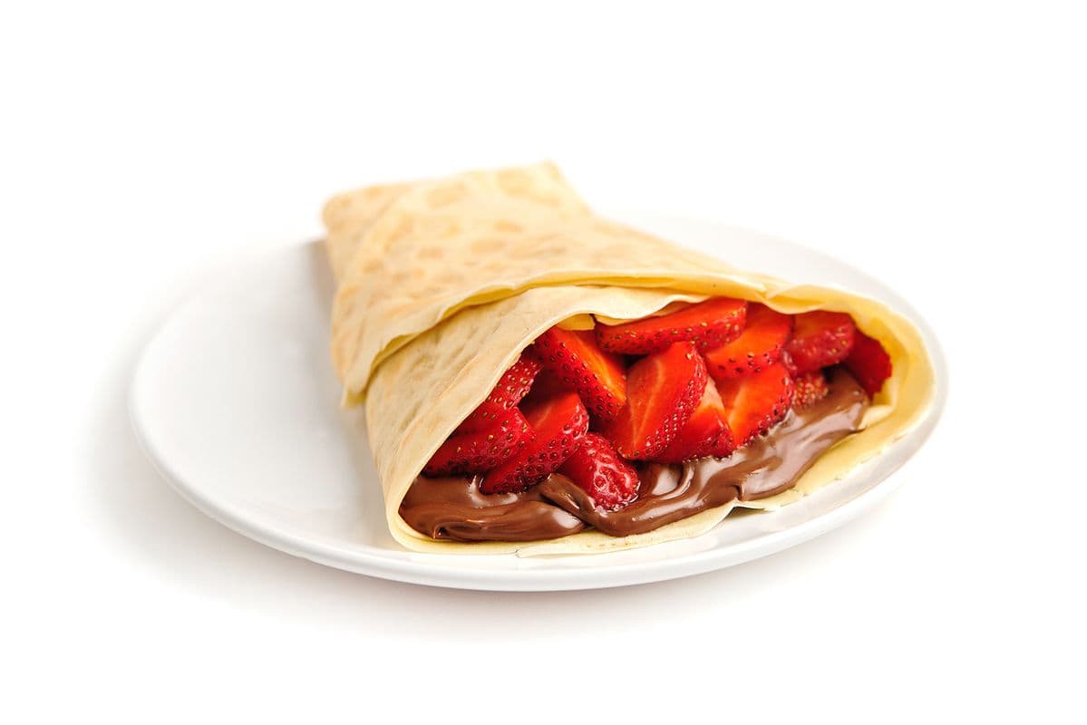 Black and Red Crepe