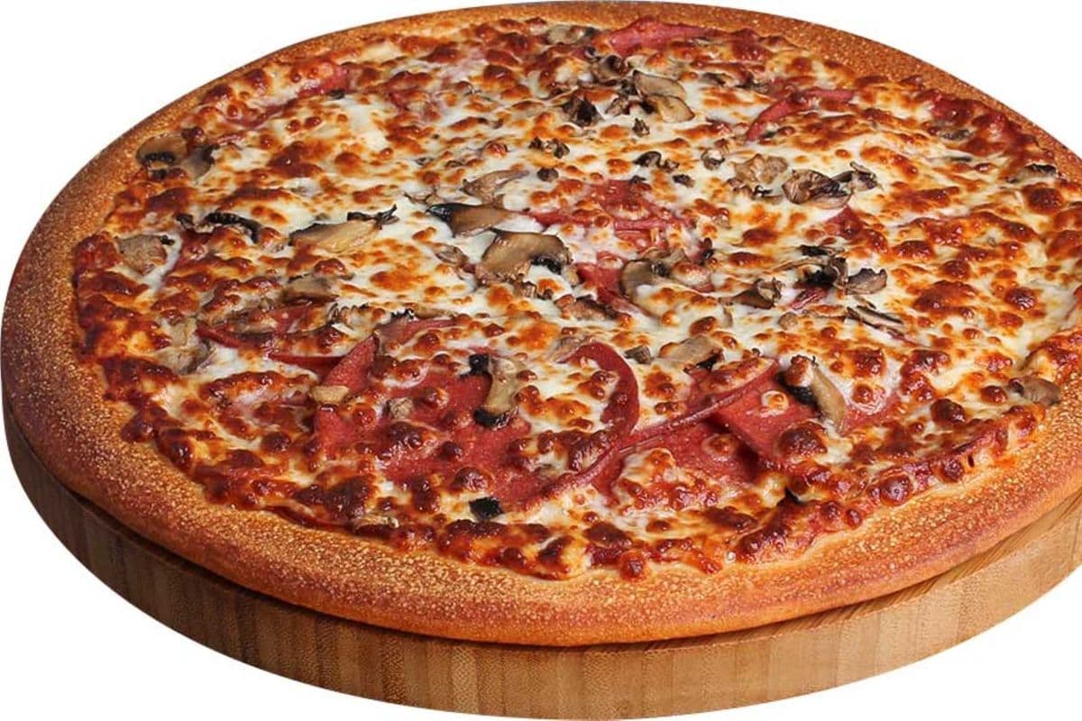 8" Pepperoni & Mushroom (First Pizza)