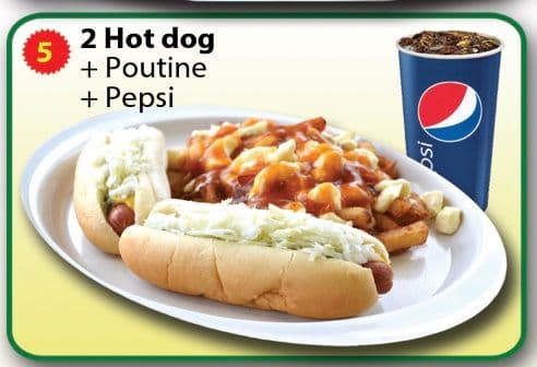 Trio deux hot dog / Trio Two Hot Dog
