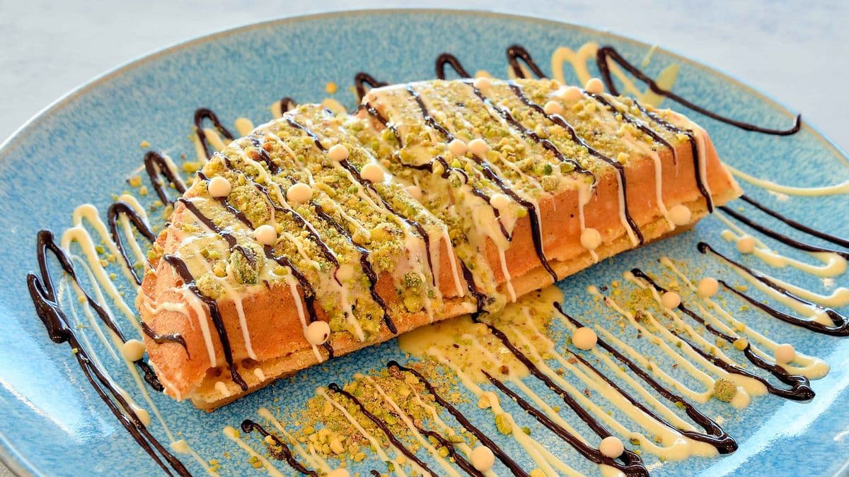 Pistachio Waffle