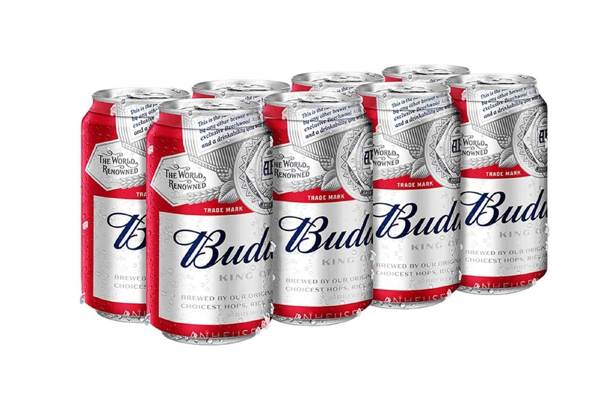 687368. BUDWEISER (8 x 355ML (CANS))
