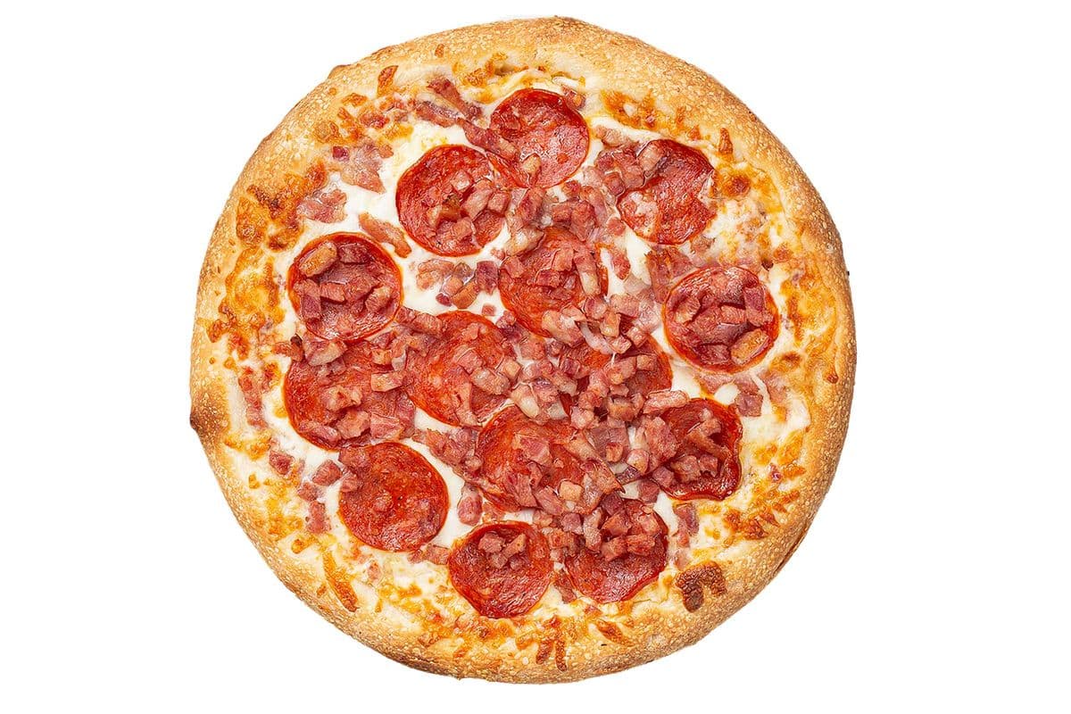 Pepperoni and Bacon Pizza