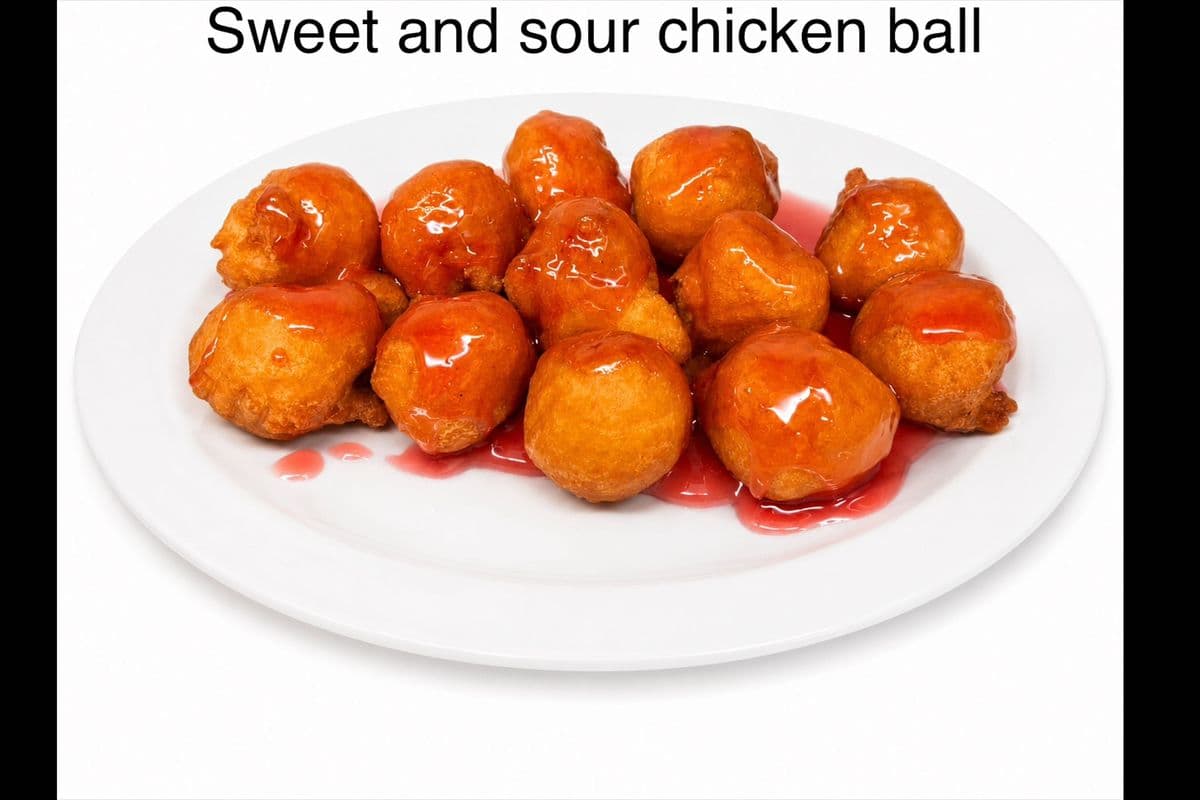 Sweet and Sour Chicken Balls