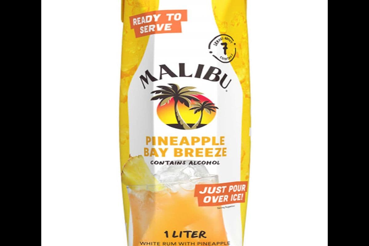 MALIBU PINEAPPLE BAY 1 LITRE (1 x 1 LITRE )