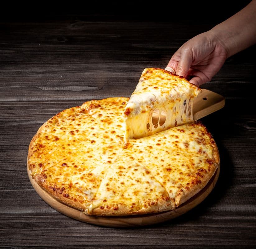 Two Large Cheesy Pizza