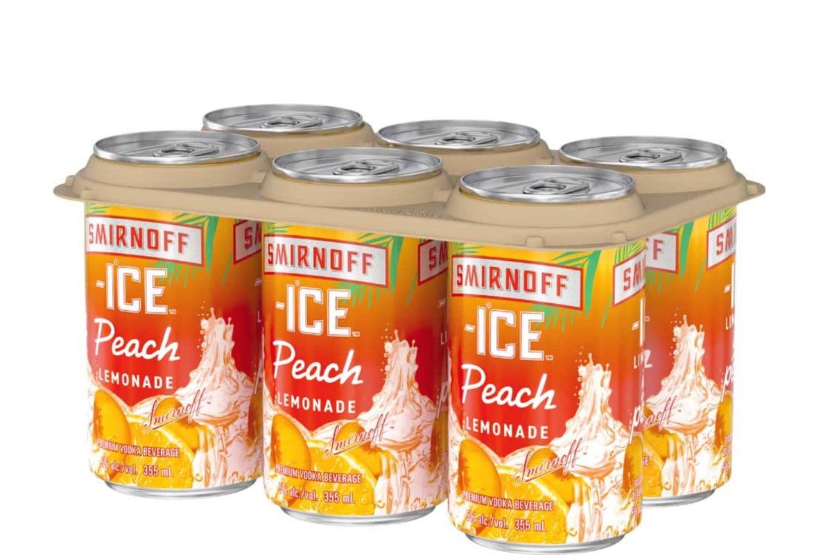 Smirnoff Ice Peach Lemonade (6 x 355 ml Cans)