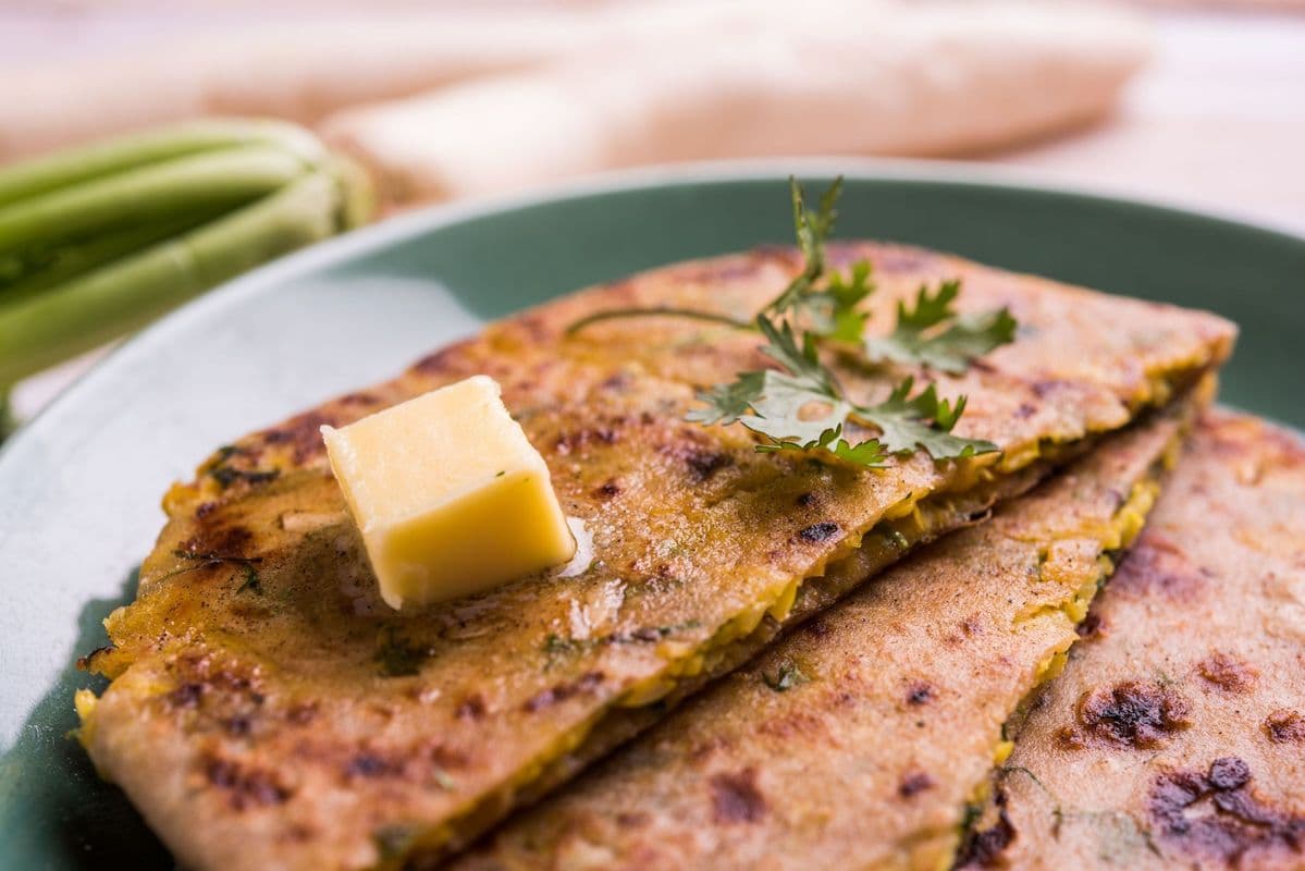 Tava Parantha Paneer