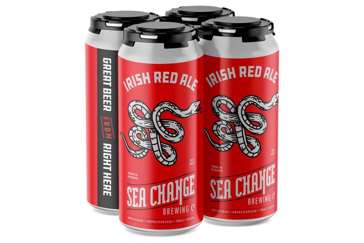 Sea Change Irish Red (4 x 473 ml Cans)