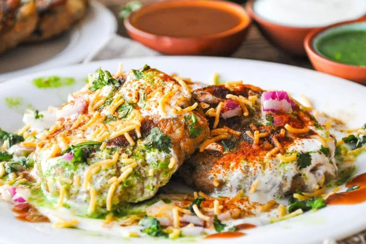 Aloo Tikki Chaat (2 mcx) / (2 pcs)