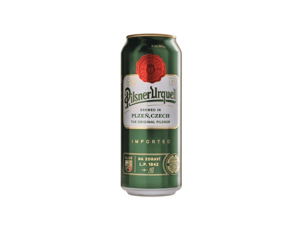 Pilsner Urquell (500ml, canned beer, 4.4%)