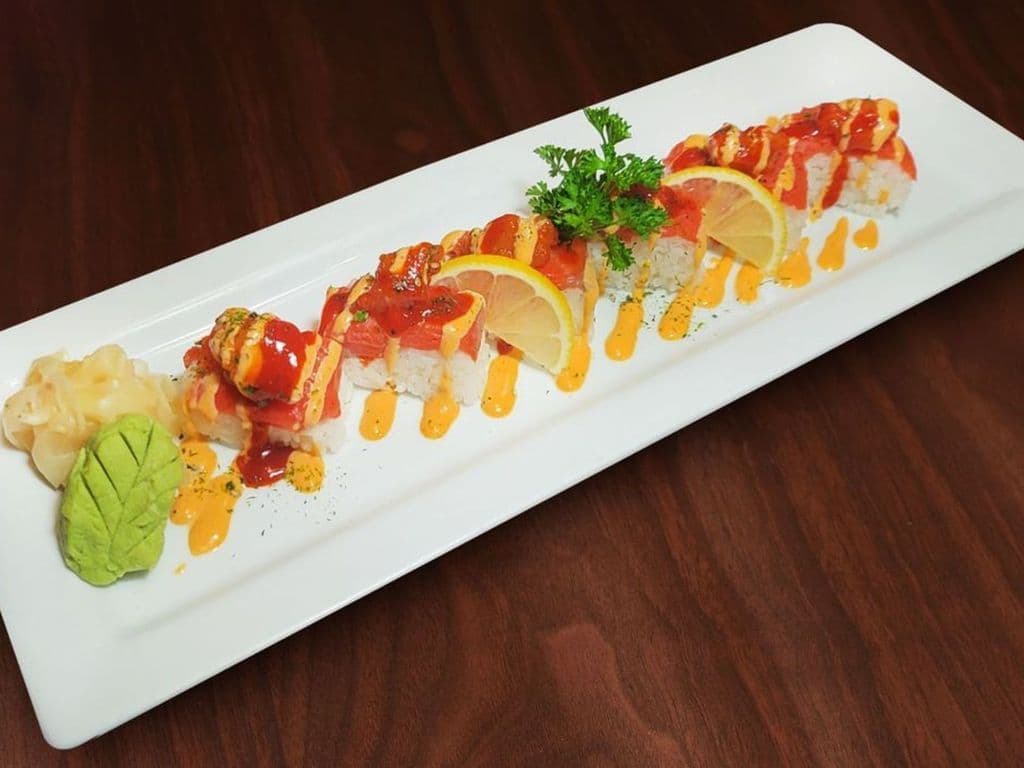 Smoked Salmon Oshi