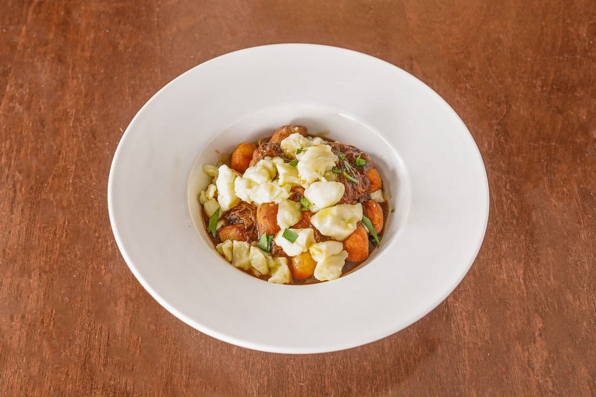 Gnocchi Fritti Al Vitello Brasato