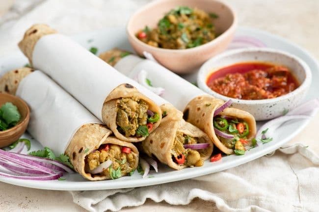 Chicken Keema Roll